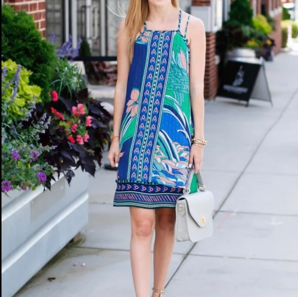 MAEVE ANTHROPOLIGIE Layered Silk Dress - Picture 1 of 16